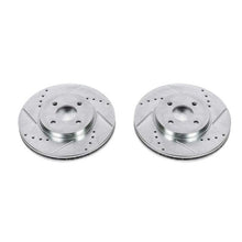 Load image into Gallery viewer, Power Stop 02-04 Ford Focus Front Evolution Drilled &amp; Slotted Rotors - Pair
