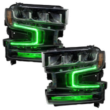 Load image into Gallery viewer, Oracle 19-21 Chevy Silverado 1500 RGB+W Headlight DRL Upgrade Kit - ColorSHIFT
