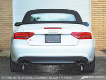 Load image into Gallery viewer, AWE Tuning Audi B8 / B8.5 S5 Cabrio Touring Edition Exhaust - Resonated - Chrome Silver Tips
