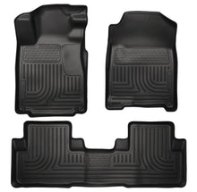 Load image into Gallery viewer, Husky Liners 11-12 Dodge Charger/Chrysler 300 WeatherBeater Combo Black Floor Liners
