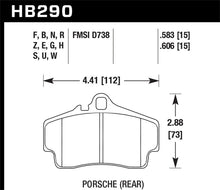 Load image into Gallery viewer, Hawk 97-99 Porsche Boxster 2.5L Base 4 Piston Caliper Rear ER-1 Brake Pads
