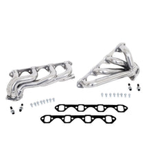 Load image into Gallery viewer, BBK 87-95 Ford F150 Truck 5.8 351 Shorty Unequal Length Exhaust Headers - 1-5/8 Silver Ceramic

