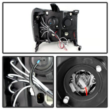 Load image into Gallery viewer, Spyder GMC Sierra 1500/2500 07-13 Projector Headlights LED Halo- LED Blk Smke PRO-YD-GS07-HL-BSM
