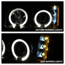 Load image into Gallery viewer, Spyder Chevy Silverado 1500 03-06 Projector LED Halo LED Amber Reflctr Blk PRO-YD-CS03-AM-BK

