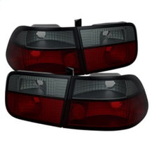 Load image into Gallery viewer, Spyder Honda Civic 96-00 2Dr Crystal Tail Lights Red Smoke ALT-YD-HC96-2D-CRY-RS
