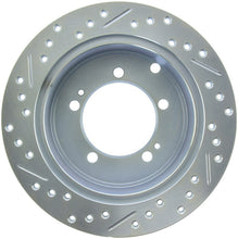 Load image into Gallery viewer, StopTech Select Sport Drilled &amp; Slotted Rotor - Rear Left
