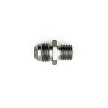 Load image into Gallery viewer, DeatschWerks 8AN Male Flare to M16 X 1.5 Male Metric Adapter (Incl Washer) - Anodized Matte Black
