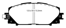Load image into Gallery viewer, EBC 06+ Toyota Yaris 1.5 Greenstuff Front Brake Pads
