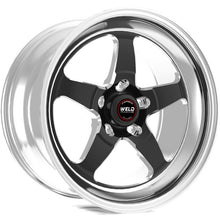 Load image into Gallery viewer, Weld S71 17x10.5 / 5x112 BP / 7.3in. BS 3.18 ID Black Wheel (Medium Pad) - Single Beadlock
