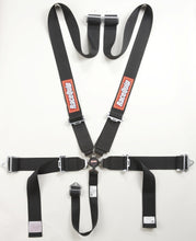 Load image into Gallery viewer, RaceQuip Black SFI CAMLOCK 5pt PD Lap Seat Belt
