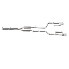 Load image into Gallery viewer, MagnaFlow Cat-Back, SS, 2.5in, Quad Split Rear 3.5in Tip 2015 Dodge Challenger 3.6L V6
