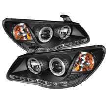 Load image into Gallery viewer, Spyder Hyundai Elantra 07-10 Projector Headlights LED Halo DRL Blk PRO-YD-HYELAN07-DRL-BK

