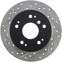 Load image into Gallery viewer, StopTech 06-09 Honda Civic Ex/Si Slotted &amp; Drilled Right Rear Rotor
