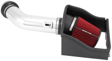 Load image into Gallery viewer, Spectre 11-14 Ford F150 SVT Raptor V8-6.2L F/I Air Intake Kit - Polished w/Red Filter
