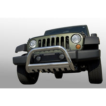 Load image into Gallery viewer, Rugged Ridge 3in Stainless Steel Bull Bar 07-09 Jeep Wrangler
