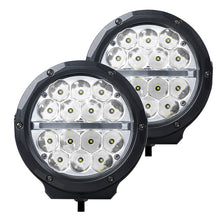 Load image into Gallery viewer, Go Rhino Xplor Bright Series Round LED Driving Light Kit w/DRL (Surface Mount) 6in - Blk (2 pc)

