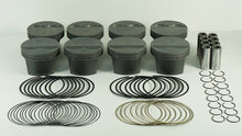 Load image into Gallery viewer, Mahle MS Piston Set SBC 313ci 3.786in Bore 3.480in Stroke 5.7in Rod 0.927 Pin -3cc 9.6 CR Set of 8
