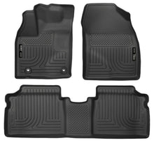 Load image into Gallery viewer, Husky Liners 2015 Toyota Prius WeatherBeater Black Front &amp; 2nd Seat Floor Liners
