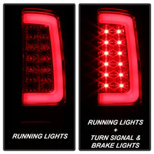 Load image into Gallery viewer, Spyder 07-13 GMC Sierra 1500 V2 Light Bar LED Tail Lights - Red Clear (ALT-YD-GS07V2-LBLED-RC)
