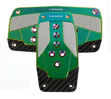 Load image into Gallery viewer, NRG Aluminum Sport Pedal A/T - Silver w/Neochrome Carbon
