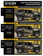 Load image into Gallery viewer, ICON 21-23 Ford Bronco Rear 2.5 VS RR Coilover Kit Heavy Rate Spring
