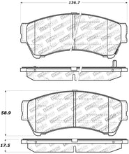 Load image into Gallery viewer, StopTech Performance 06-10 Ford Fusion / 07-10 Lincoln MKZ / 06-09 Mazda 6 Front Brake Pads
