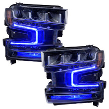 Load image into Gallery viewer, Oracle 19-21 Chevy Silverado 1500 RGB+W Headlight DRL Upgrade Kit - ColorSHIFT 2

