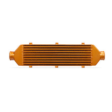 Load image into Gallery viewer, Mishimoto Universal Gold Z Line Intercooler  Overall Size: 28x8x3 Core Size: 21x6x2.5 Inlet / Outlet

