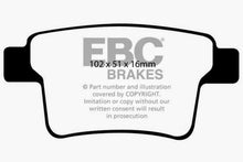 Load image into Gallery viewer, EBC 04-07 Ford Five Hundred 3.0 Redstuff Rear Brake Pads
