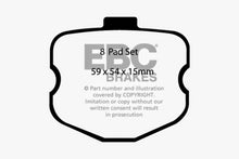 Load image into Gallery viewer, EBC 10-13 Chevrolet Corvette (C6) 6.2 Grand Sport Redstuff Front Brake Pads
