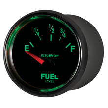 Load image into Gallery viewer, Autometer GS 52mm 0-90 ohms Short Sweep Electronic Fuel Level GM Gauge
