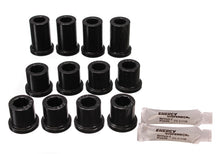 Load image into Gallery viewer, Energy Suspension 84-85 Toyota 4Runner 2 &amp; 4WD Black Front Leaf Spring Bushing Set
