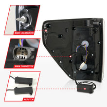 Load image into Gallery viewer, ANZO 21-23 Ford F-150 LED Taillights Seq. Signal w/BLIS Cover - Black (For Factory Halogen ONLY)
