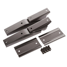 Load image into Gallery viewer, Omix Tailgate Hinge Set Black 97-06 Wrangler TJ
