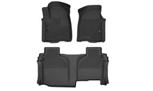 Load image into Gallery viewer, Husky Liners 19-24 Chevy Silverado1500/GMC Sierra1500 X-Act Front + 2nd Seat Floor Liner Set-Black
