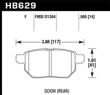 Load image into Gallery viewer, Hawk 08-15 Scion xB HPS 5.0 Rear Brake Pads
