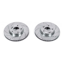Load image into Gallery viewer, Power Stop 07-09 Hyundai Santa Fe Front Evolution Drilled &amp; Slotted Rotors - Pair
