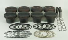 Load image into Gallery viewer, Mahle MS Piston Set SBC 406ci 4.155in Bore 3.75in Stroke 5.7in Rod .927 Pin 4cc 13.0 CR Set of 8
