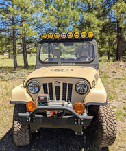 Load image into Gallery viewer, KC HiLiTES 6in. Hard Cover for Gravity Pro6 LED Lights (Single) - Smiley Face- Yellow/Black KC Logo
