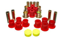 Load image into Gallery viewer, Energy Suspension 87-04 Dodge Dakota / 98-03 Durango 4WD Red Front End Control Arm Bushing Set
