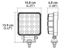 Load image into Gallery viewer, Hella ValueFit Work Light 4SQ 2.0 LED MV LR LT
