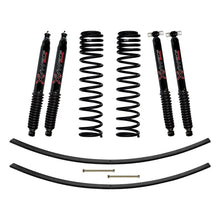 Load image into Gallery viewer, Skyjacker Jeep XJ 3in FR Dual Rate Long Coil Suspension Lift LKit w/RR Add-A-Leafs/Black Max Shocks
