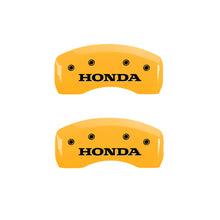 Load image into Gallery viewer, MGP 4 Caliper Covers Engraved Front &amp; Rear i-Vtec Black finish silver ch
