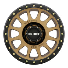Load image into Gallery viewer, Method MR305 NV 20x10 -18mm Offset 8x6.5 130.81mm CB Method Bronze/Black Street Loc Wheel
