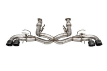 Load image into Gallery viewer, Corsa 20-22 Corvette C8 3in Valved Cat-Back 4.5in Blk Quad Tips - Fits Factory NPP Exhaust
