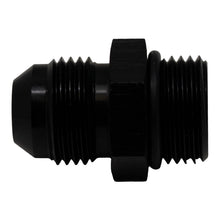 Load image into Gallery viewer, DeatschWerks 8AN ORB Male to 8AN Male Flare Adapter (Incl O-Ring) - Anodized Matte Black
