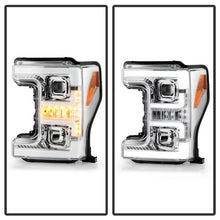 Load image into Gallery viewer, Spyder Ford F-250/F-350/F450 Super Duty 17-18 Projector Headlights Chrome PRO-YD-FS17-SBSEQ-C
