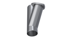 Load image into Gallery viewer, QTP 3in Weld-On QTEC Exhaust Cutout Y-Pipe
