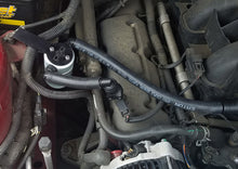 Load image into Gallery viewer, J&amp;L 05-10 Ford Mustang V6 Passenger Side Oil Separator 3.0 - Clear Anodized
