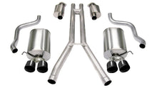Load image into Gallery viewer, Corsa 04-08 Cadillac XLR 4.6L 25in Cat-Back Dual Rear w Twin 35in Black Pro-Series Tips
